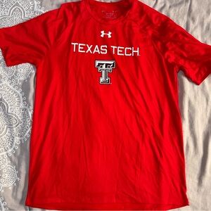 Under Armour fitted Red Texas Tech Tee